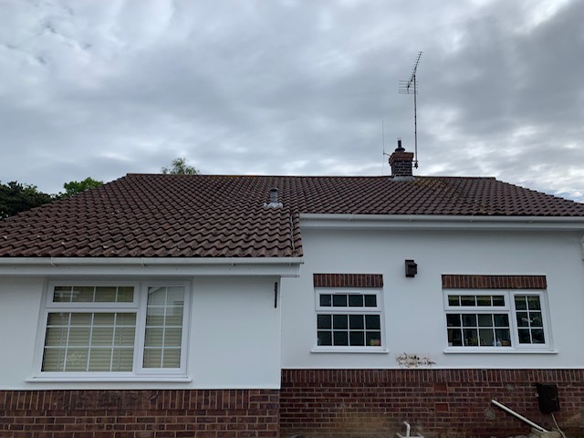 Roof Pressure Washing Norfolk - Before Before - Norfolk Roof Pressure Washing
